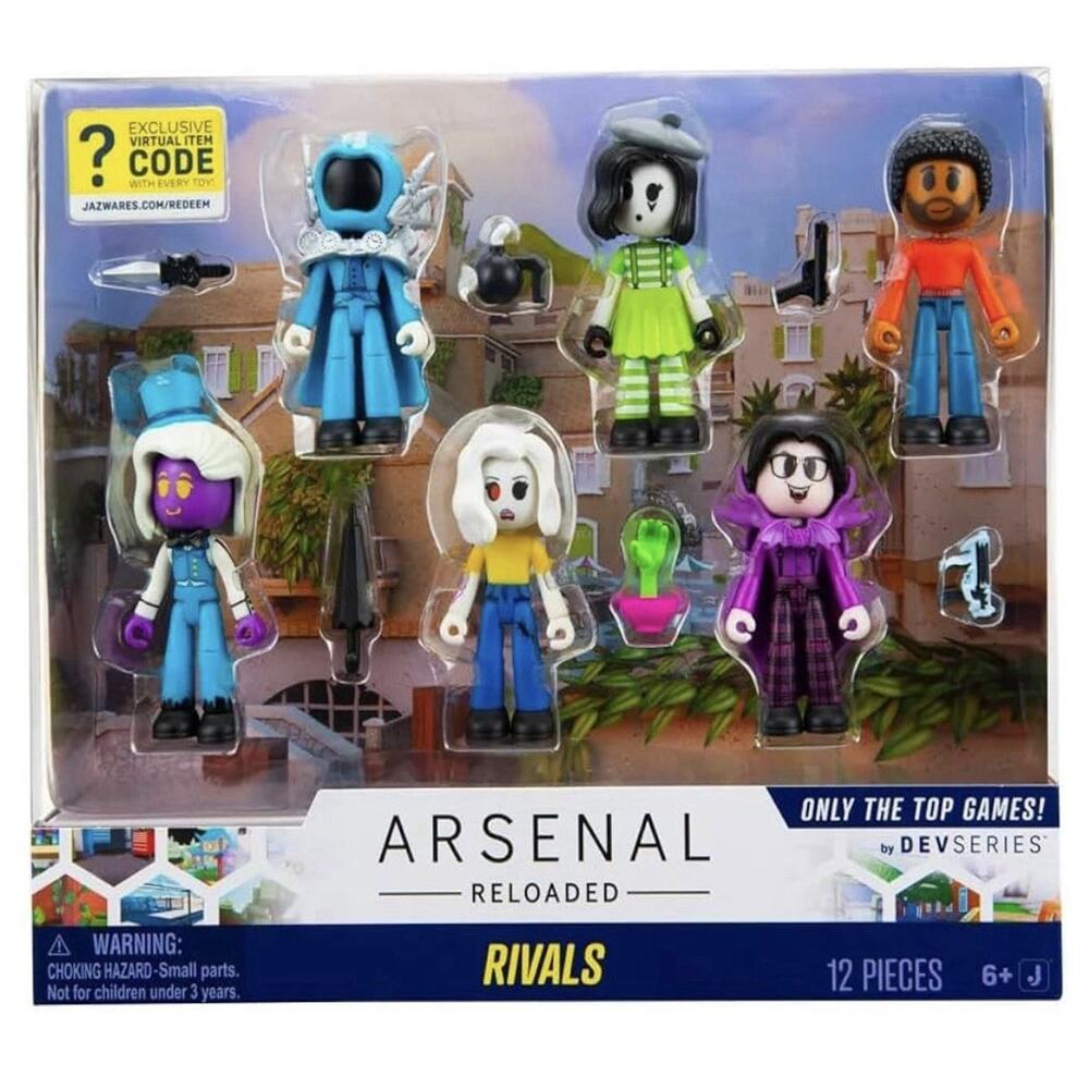 DevSeries Arsenal Reloaded Rivals Pack 6 Figures Jazwares NEW